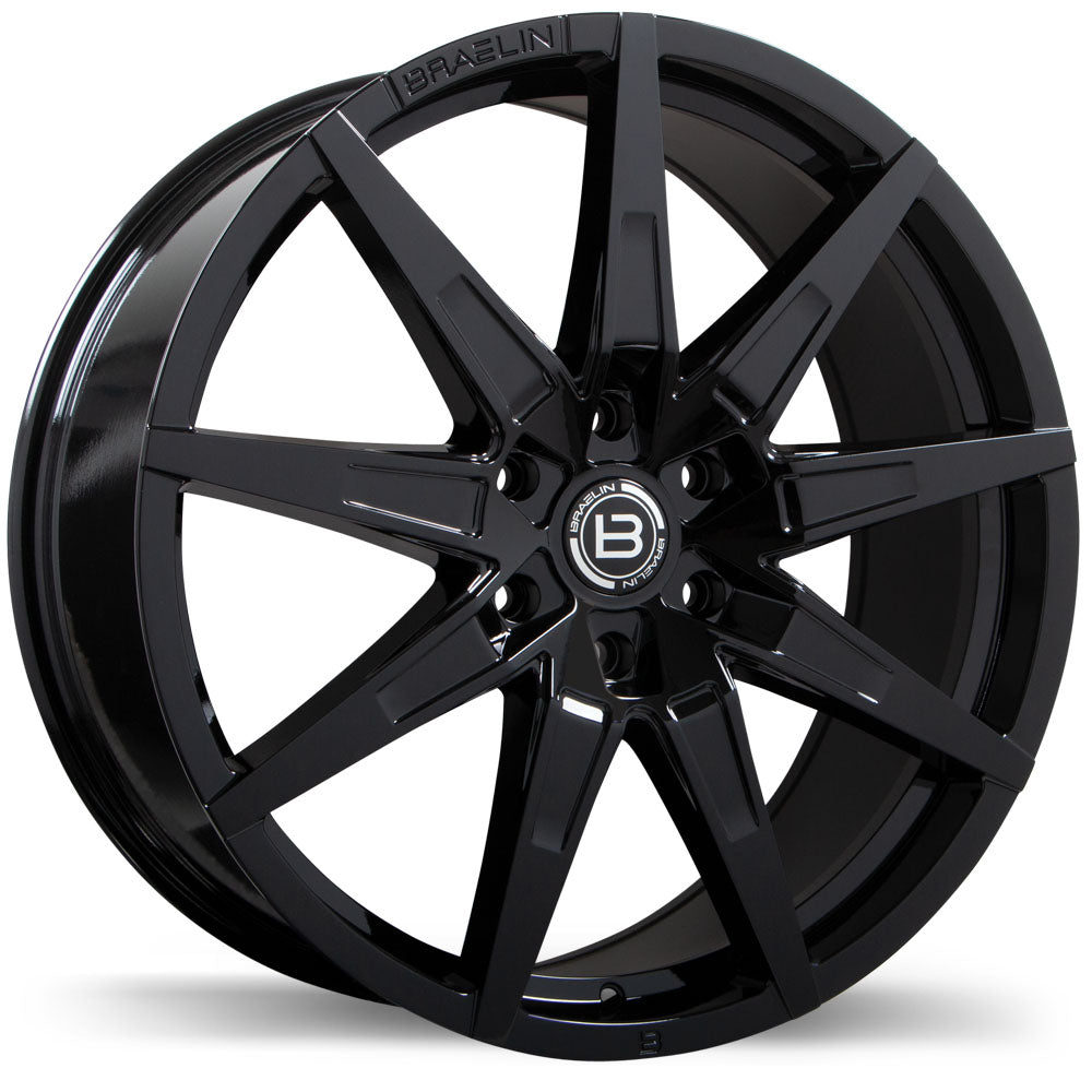Braelin BR15 Gloss Black 22x9.0 6x139.7  et30 95.1 BR15-2290-83BN+30C951