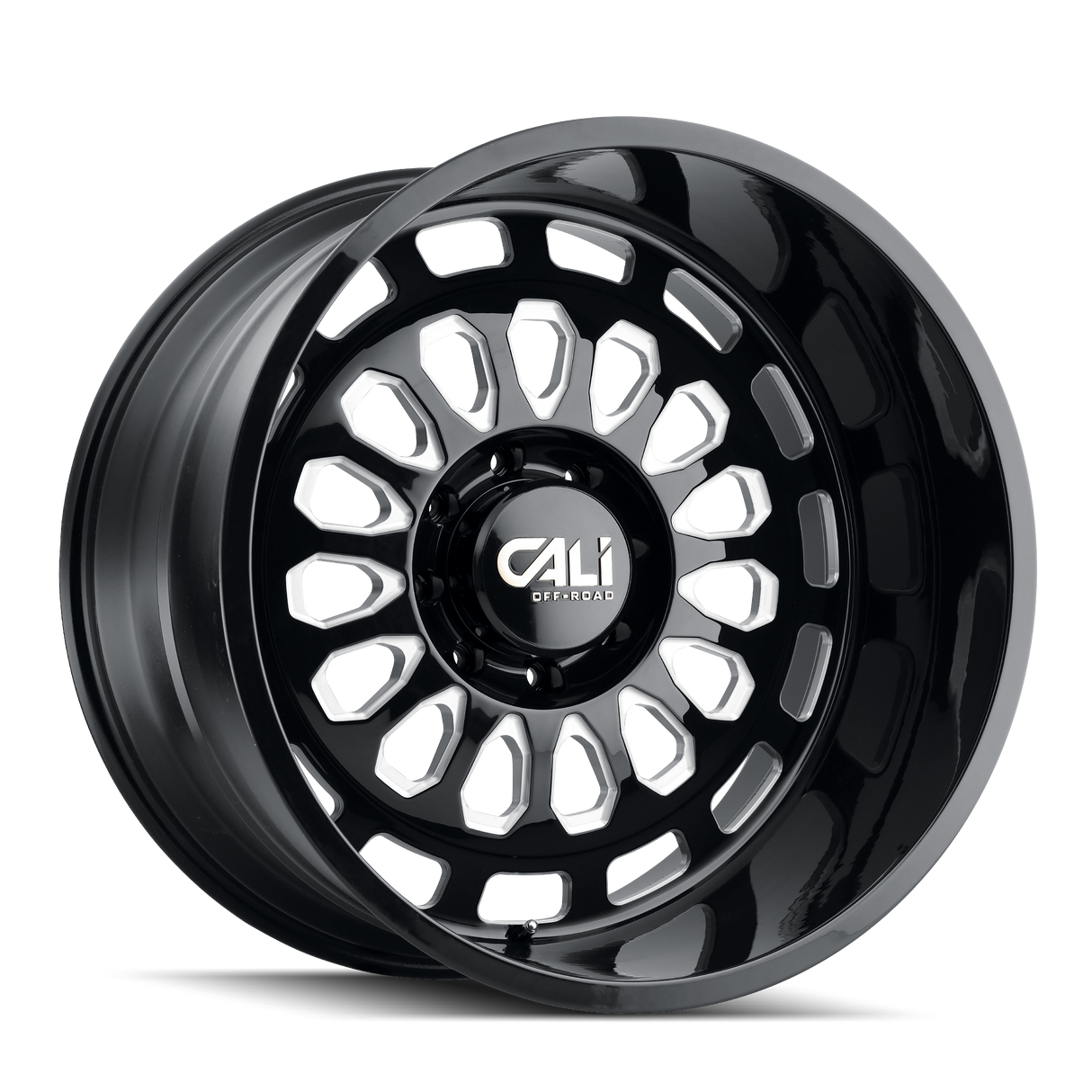 CALI OFF-ROAD PARADOX GLOSS BLACK MILLED 20x12.0 8x170 et-51 125.2