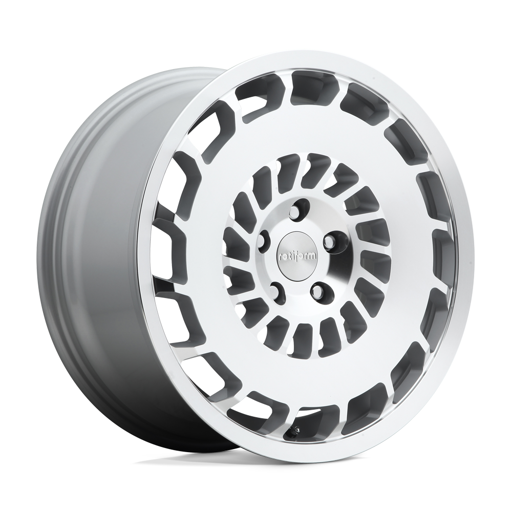 Rotiform R135 CCV GLOSS SILVER MACHINED 19X8.5 BLANK et35 66.56