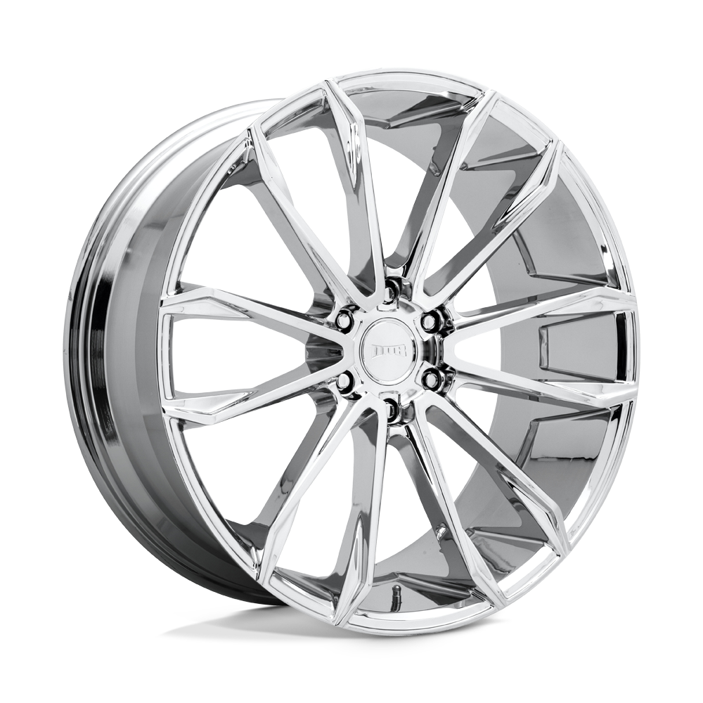DUB 1PC S251 CLOUT CHROME PLATED 24X10 6x135 et30 87.1
