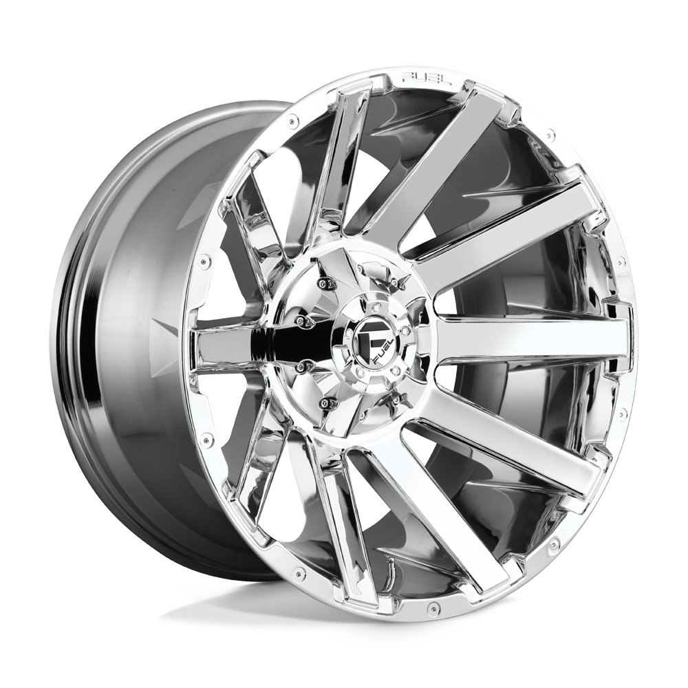 Fuel 1PC D614 CONTRA CHROME PLATED 22X12 8x170 et-44 125.1