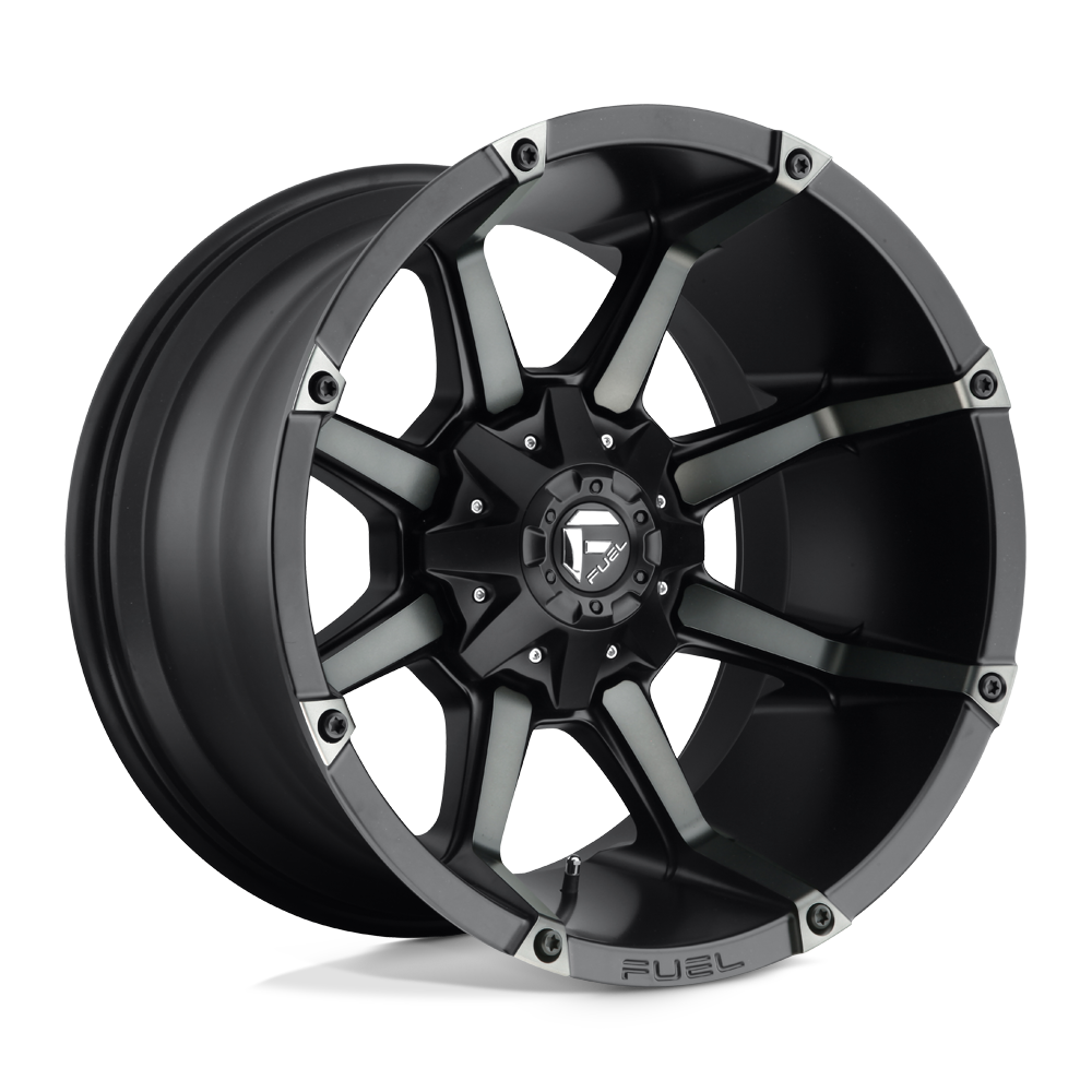 Fuel 1PC D556 COUPLER MATTE BLACK DOUBLE DARK TINT 20X10 8x170 et-24 125.1