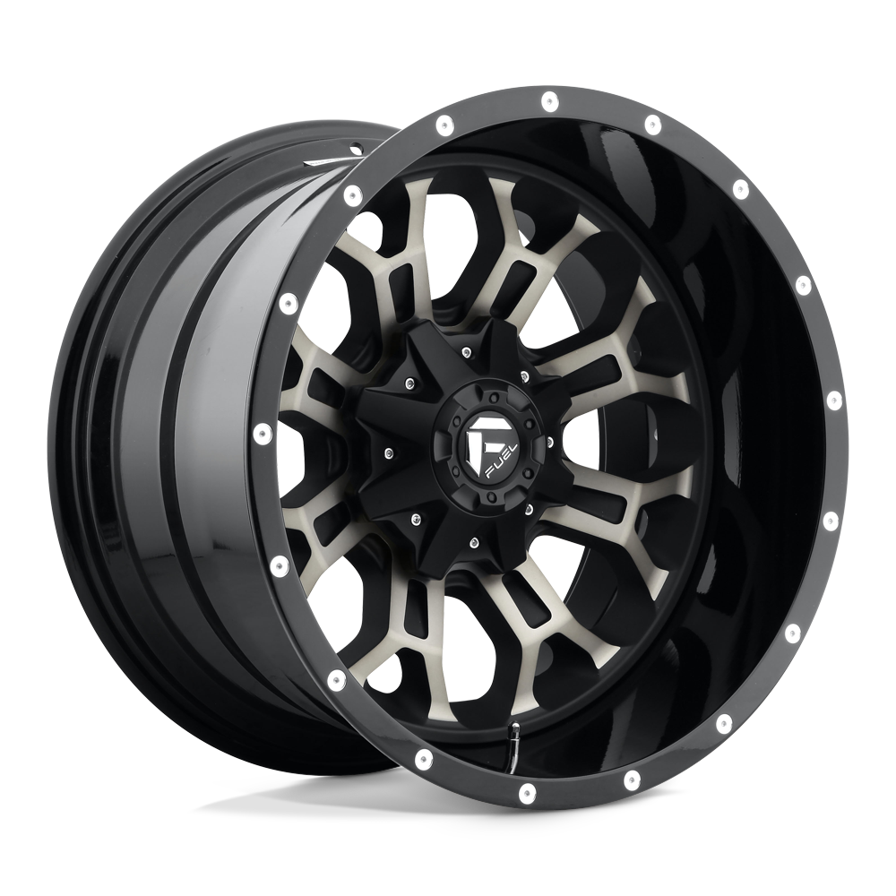 Fuel 1PC D561 CRUSH GLOSS MACHINED DOUBLE DARK TINT 20X9 6x135/6x139.7 et19 106.1