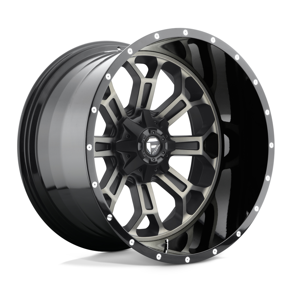 Fuel 1PC D561 CRUSH GLOSS MACHINED DOUBLE DARK TINT 22X12 8x170 et-44 125.1