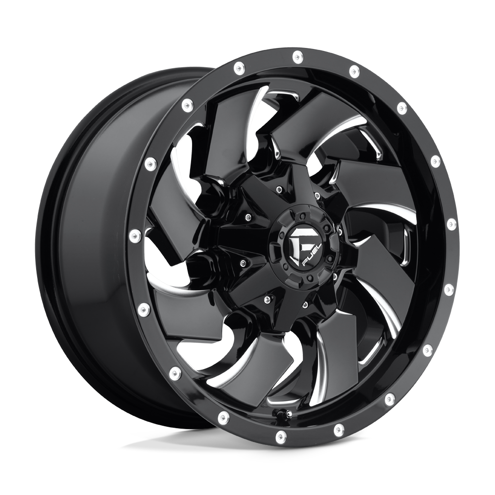 Fuel 1PC D574 CLEAVER GLOSS BLACK MILLED 18X9 6x135/6x139.7 et20 106.1