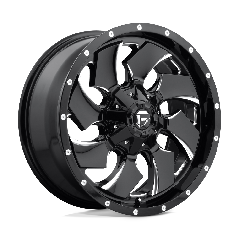 Fuel 1PC D574 CLEAVER GLOSS BLACK MILLED 20X9 6x135/6x139.7 et20 106.1