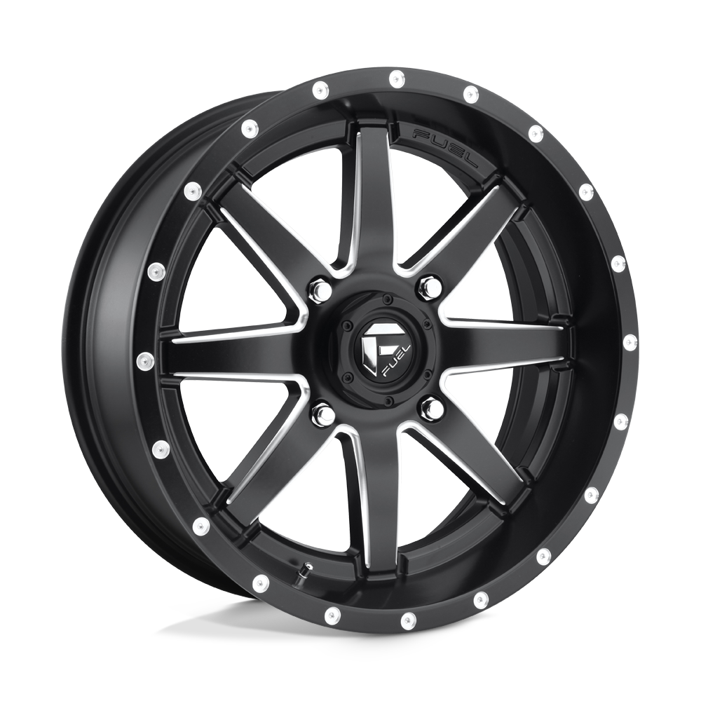 Fuel UTV D538 MAVERICK MATTE BLACK MILLED 18X7 4x156 et13 132