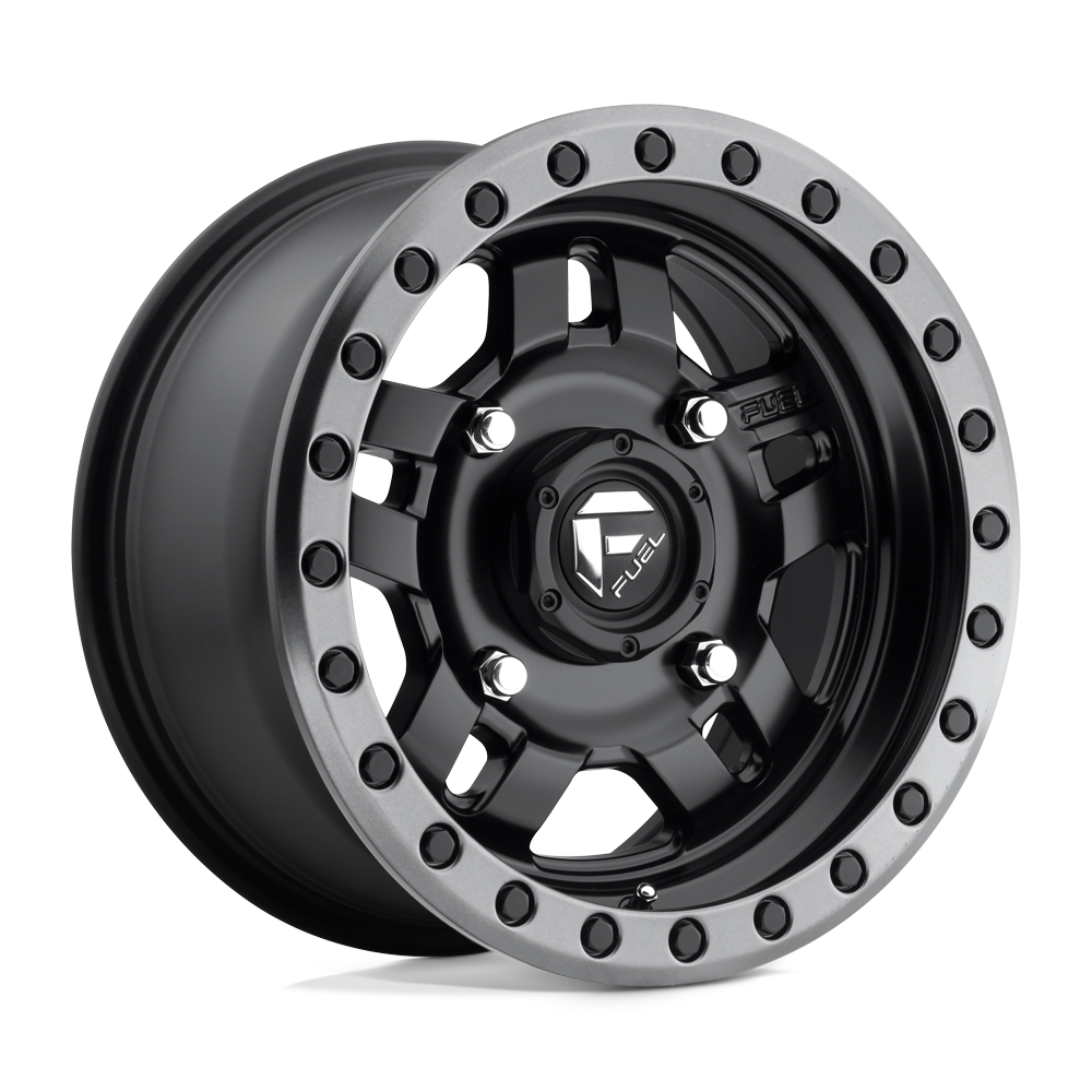 Fuel UTV D557 ANZA MATTE BLACK GUN METAL RING 15X7 4x137 et13 110.1