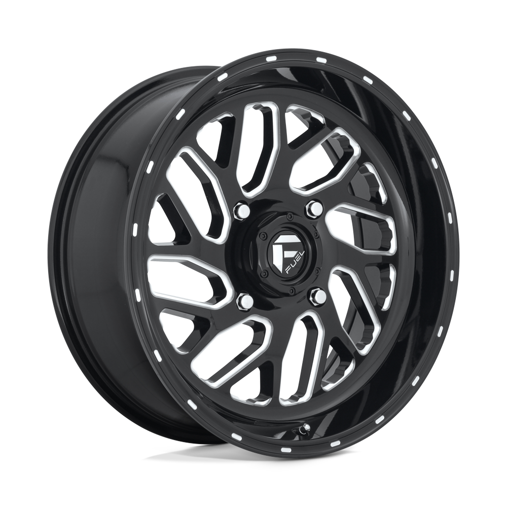 Fuel UTV D581 TRITON GLOSS BLACK MILLED 16X7 4x137 et13 110.1