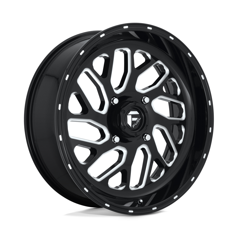 Fuel UTV D581 TRITON GLOSS BLACK MILLED 20X7 4x137 et13 110.1