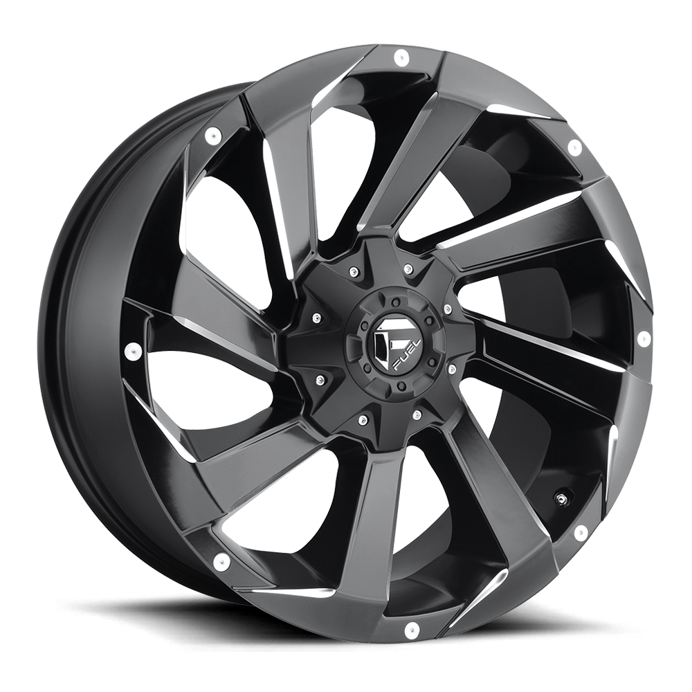 Fuel 1PC D592 RAZOR MATTE BLACK MILLED 20X9 6x135/6x139.7 et20 106.1