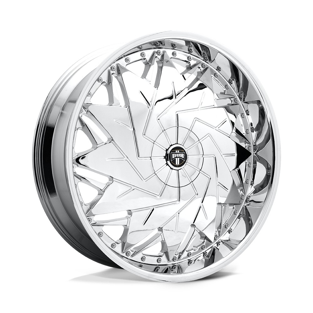 DUB 1PC S235 DAZR CHROME PLATED 26X9 BLANK et33 72.56