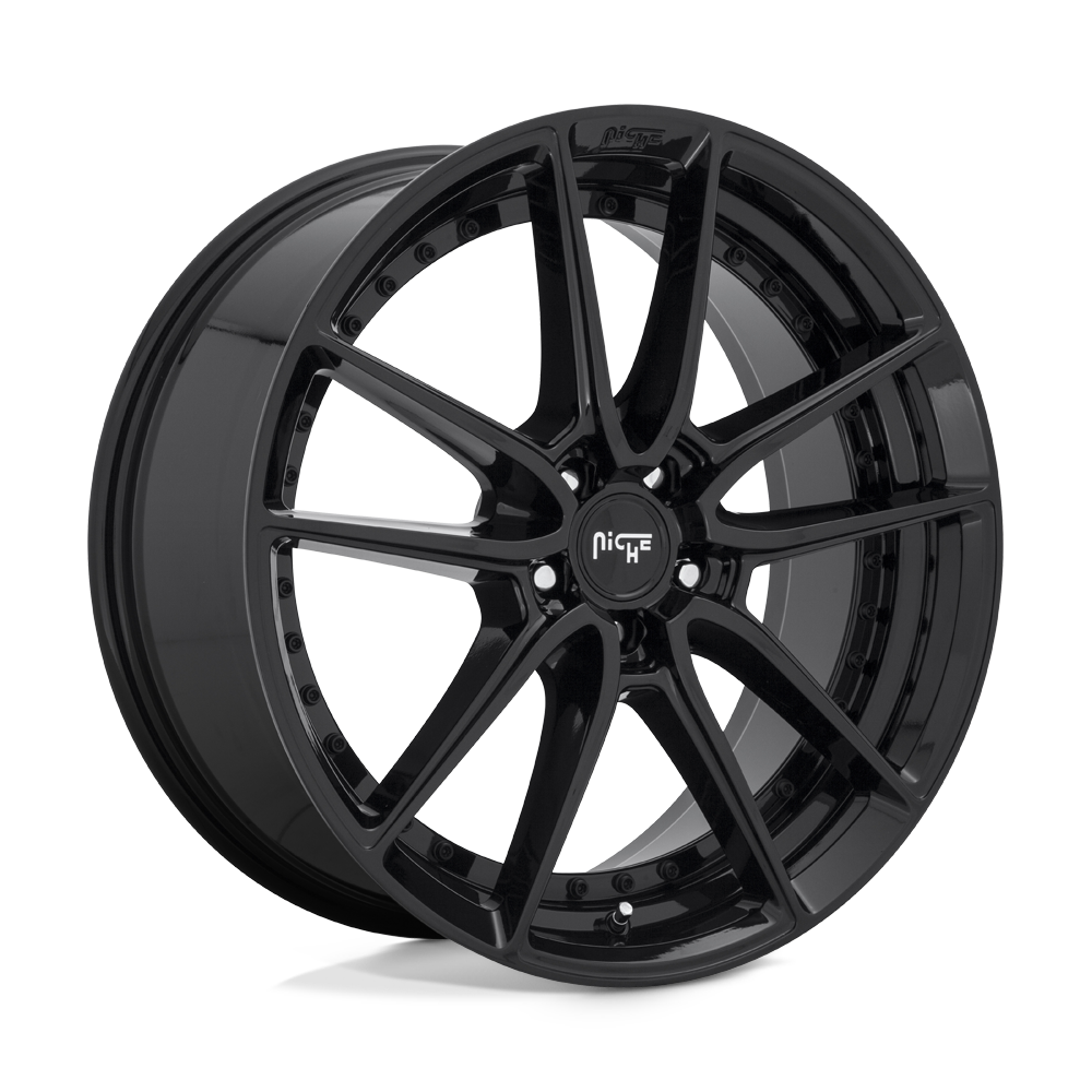 Niche 1PC M223 DFS GLOSS BLACK 22X9 5x127 et35 71.5