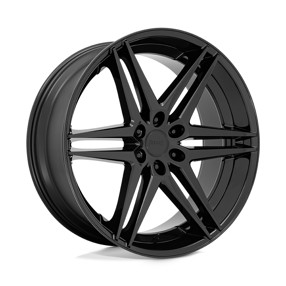 DUB 1PC S268 DIRTY DOG ALL GLOSSY BLACK 24X10 6x135 et30 87.1