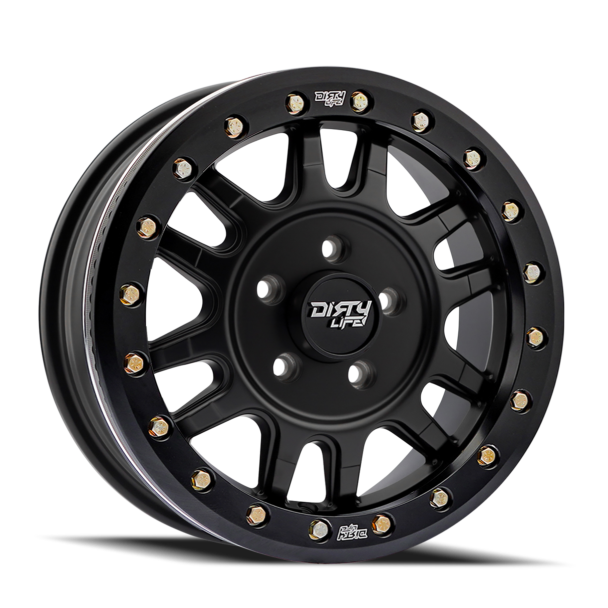 DIRTY LIFE CANYON PRO SXS MATTE BLACK 15x7.0 4x156 et13 131.1