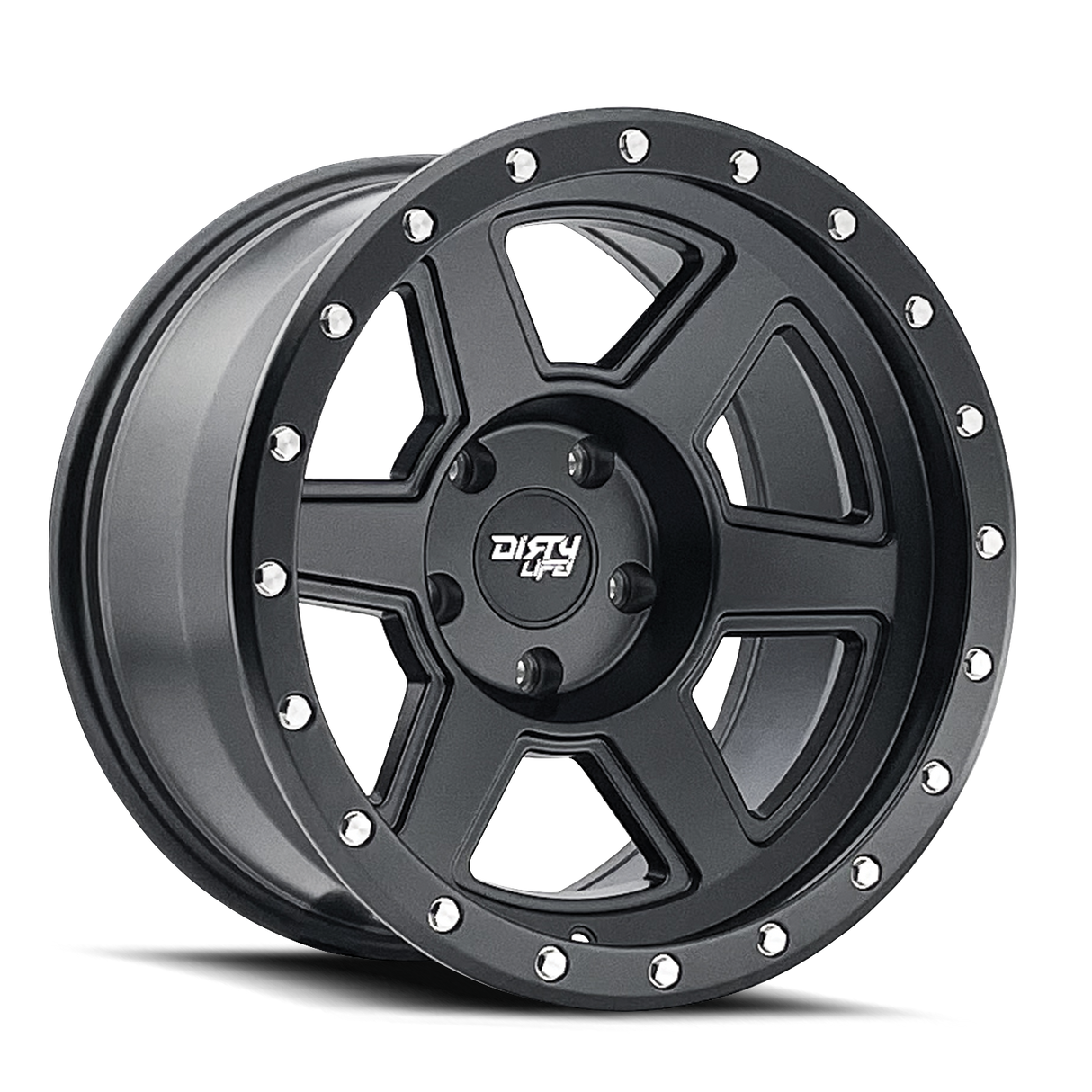 DIRTY LIFE COMPOUND MATTE BLACK 18x9.0 6x135 et-12 87.1
