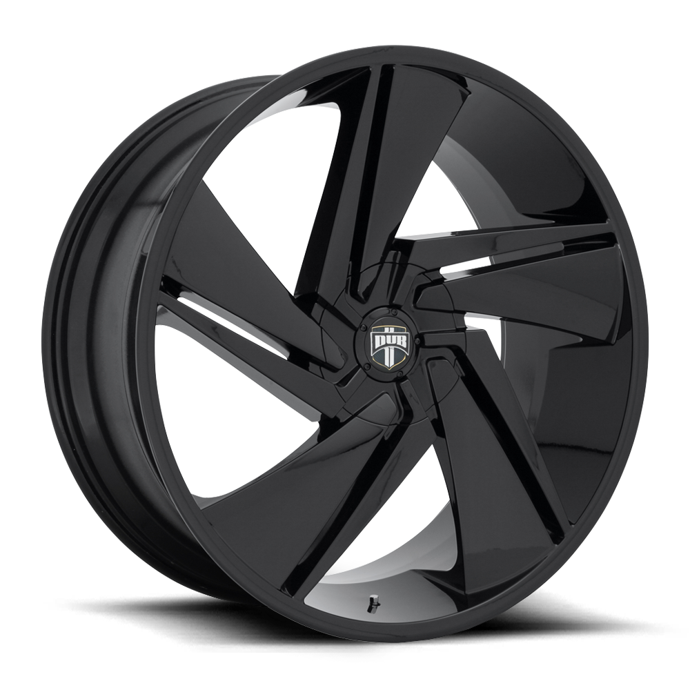 DUB 1PC S247 FADE GLOSS BLACK 24X10 BLANK et15 72.56