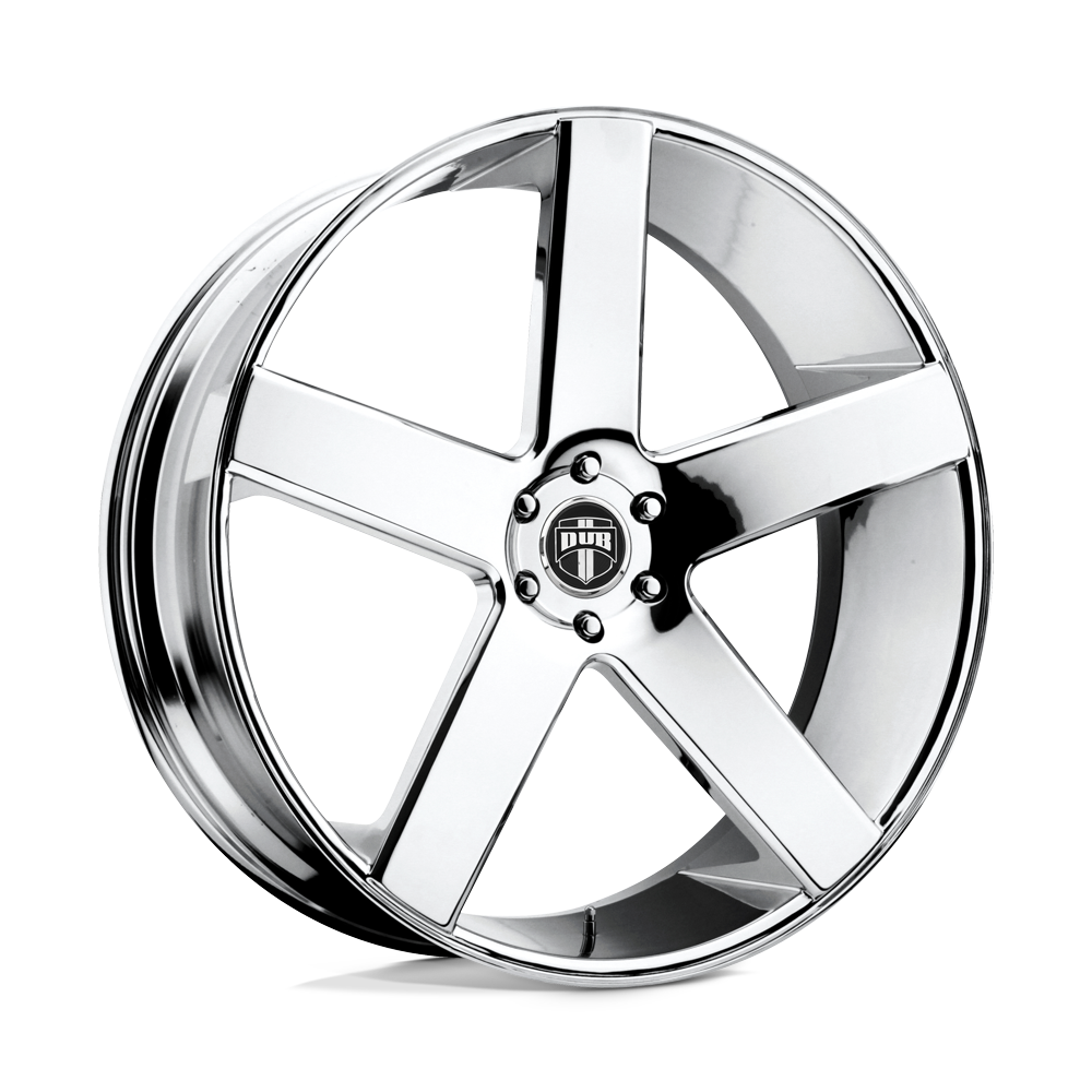 DUB 1PC S115 BALLER CHROME PLATED 30X10 6x139.7 et30 78.1