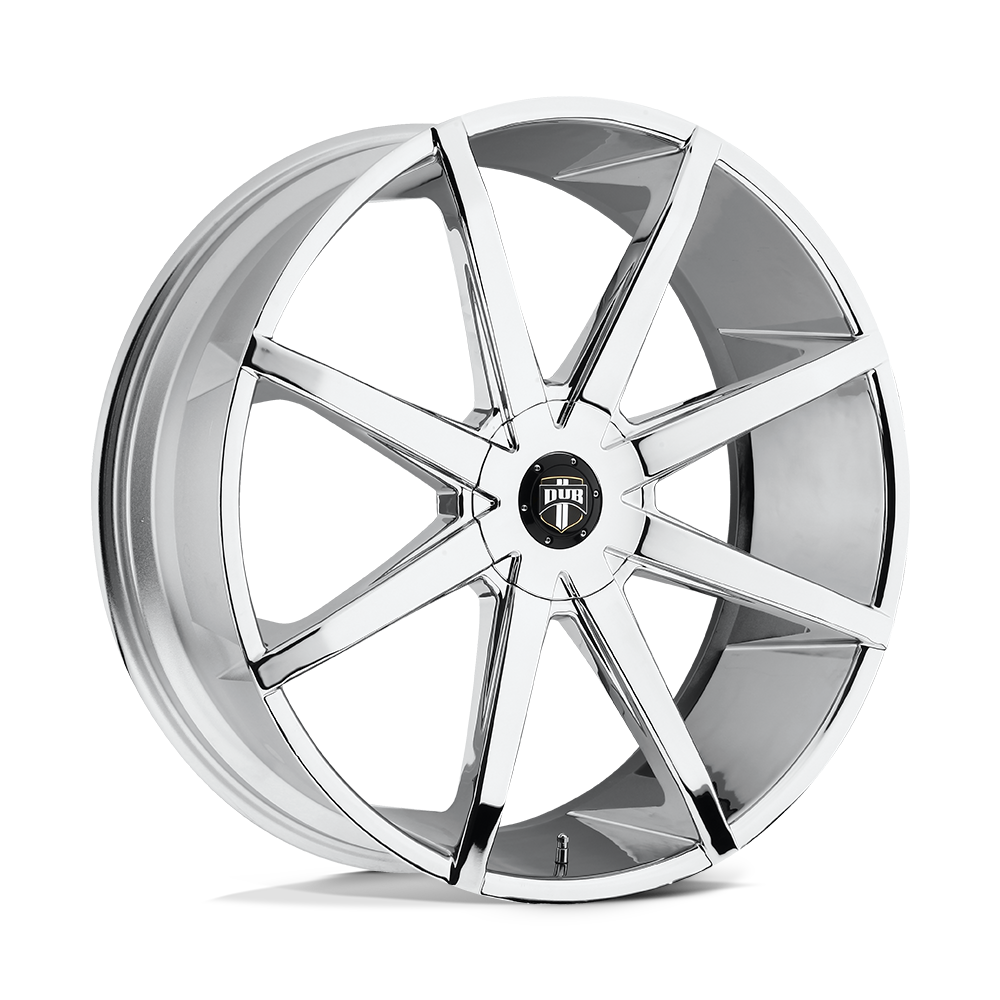 DUB 1PC S201 PUSH CHROME PLATED 22X9.5 6x135/6x139.7 et25 87.1