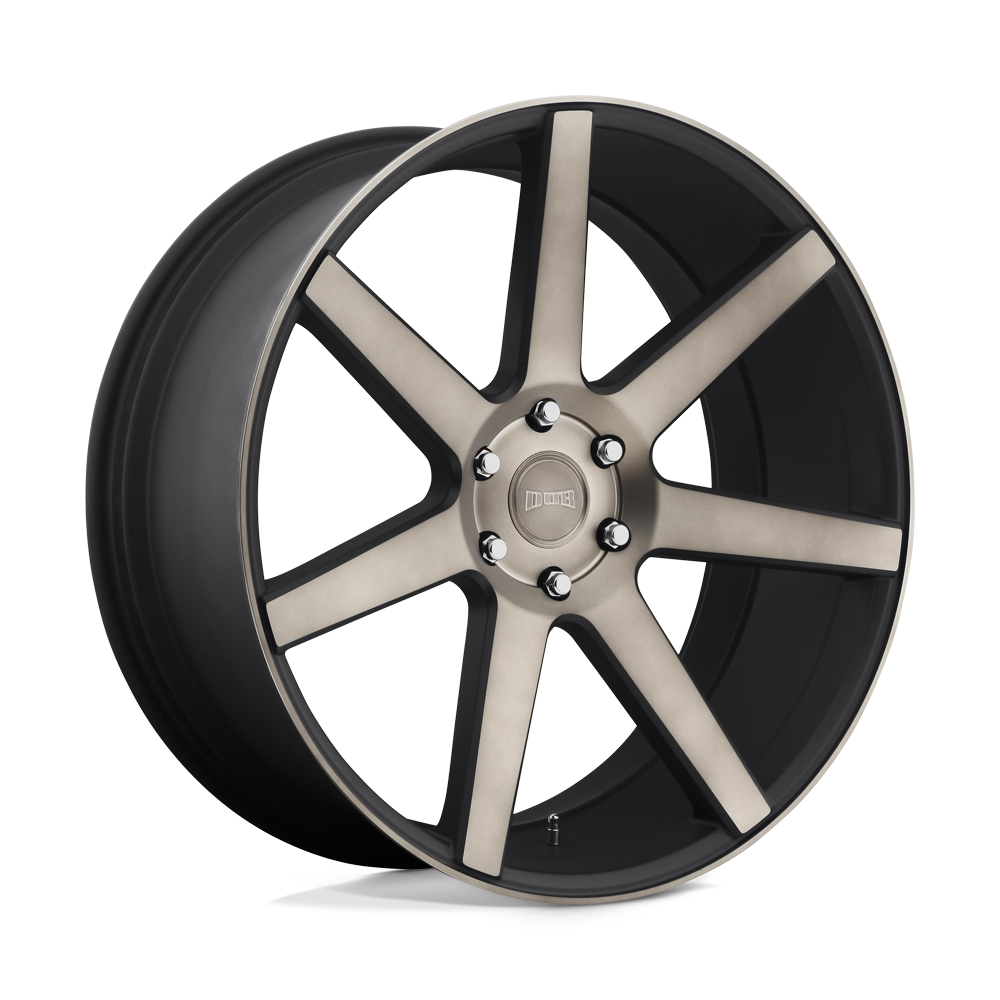 DUB 1PC S127 FUTURE MATTE BLACK DOUBLE DARK TINT 20X9.5 6x139.7 et30 78.1