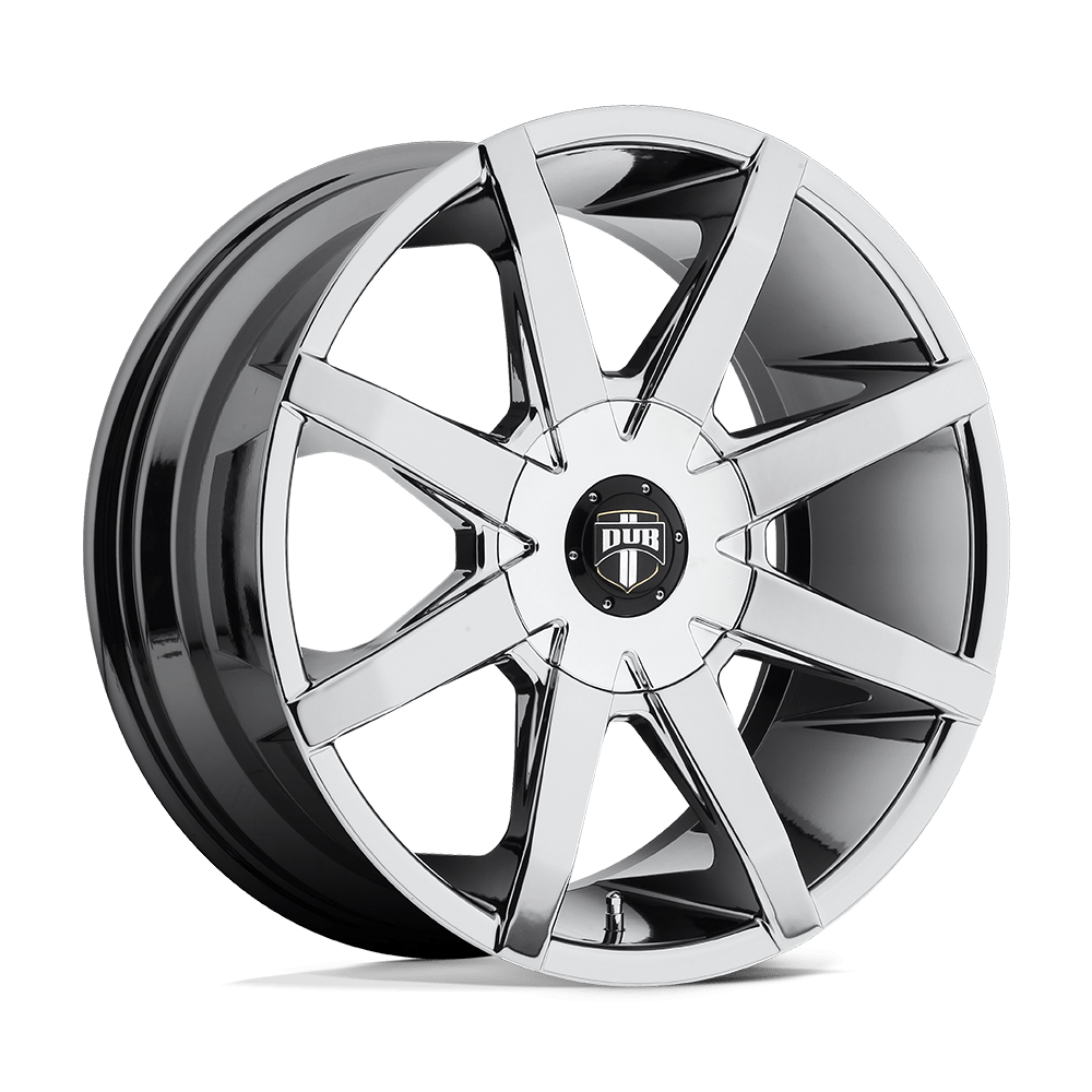 DUB 1PC S111 PUSH CHROME PLATED 24X9.5 BLANK et25 78.1