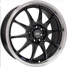 Enkei j10 black paint 15X6.5 4X100 et38 CB72.6 - 409-565-01BK