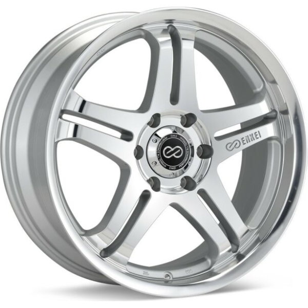 Enkei m5 silver machined 17X7.5 5X120 et45 CB72.6 - 483-775-1245MF