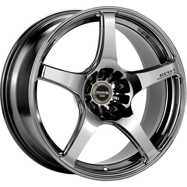 Enkei rp03 chrome 19X8.5 5X120 et12 CB75 - 396-985-1212SBC