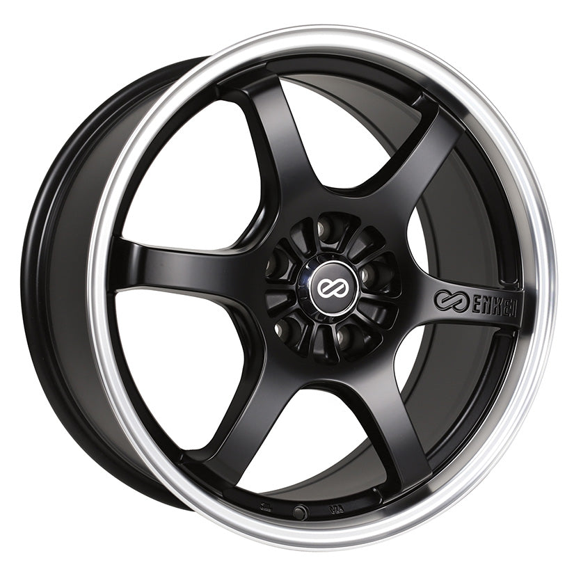 Enkei sr6 black 17X7.5 5X114 et40 CB72.6 - 473-775-6540BK