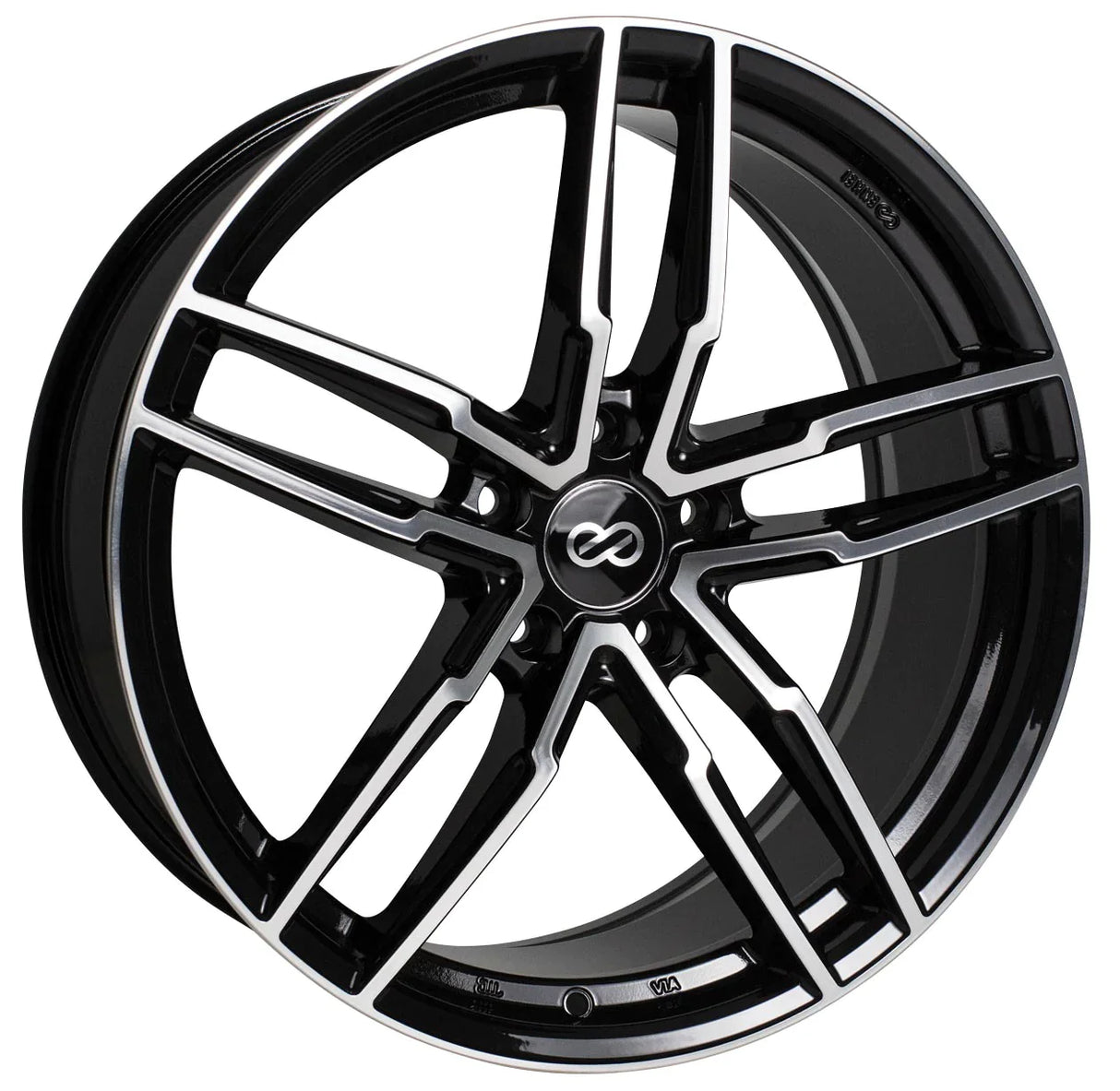 Enkei ss05 black mach 18X8 5X108 et40 CB72.6 - 511-880-3140BKM