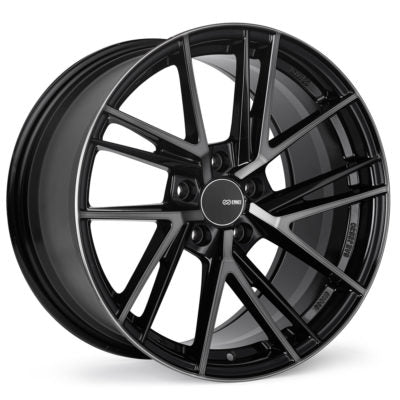 Enkei td5 black mach 18X9.5 5X100 et45 CB72.6 - 508-895-8045MBM