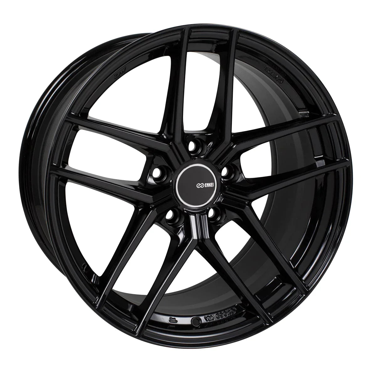 Enkei ty5 gloss black 19X8.5 5X114 et35 CB72.6 - 498-985-6535BK