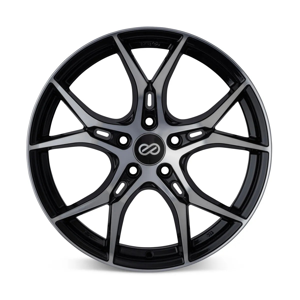 Enkei vulcan black machined 19X8 5X114 et35 CB72.6 - 517-980-6535BKM