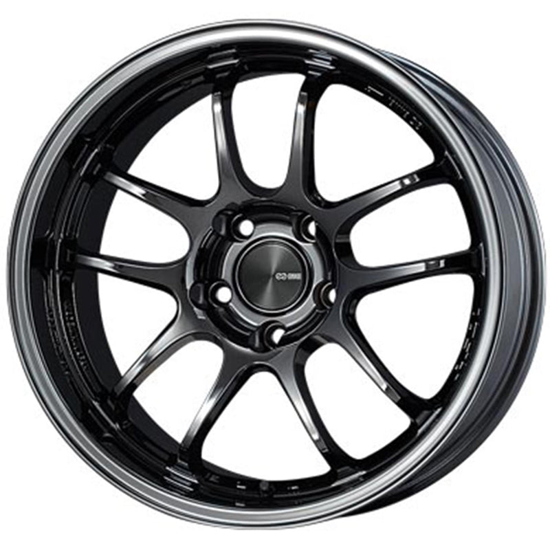 ENKEI PF01EVO 18x9.5 +45 5x114.3 CB75 BLACK PAINT