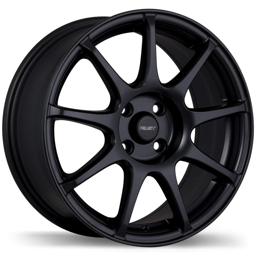 Fast Wheels Orbit Matte Black 15x6.5 4x100  et40 73 F207-1565-49FN+40C730