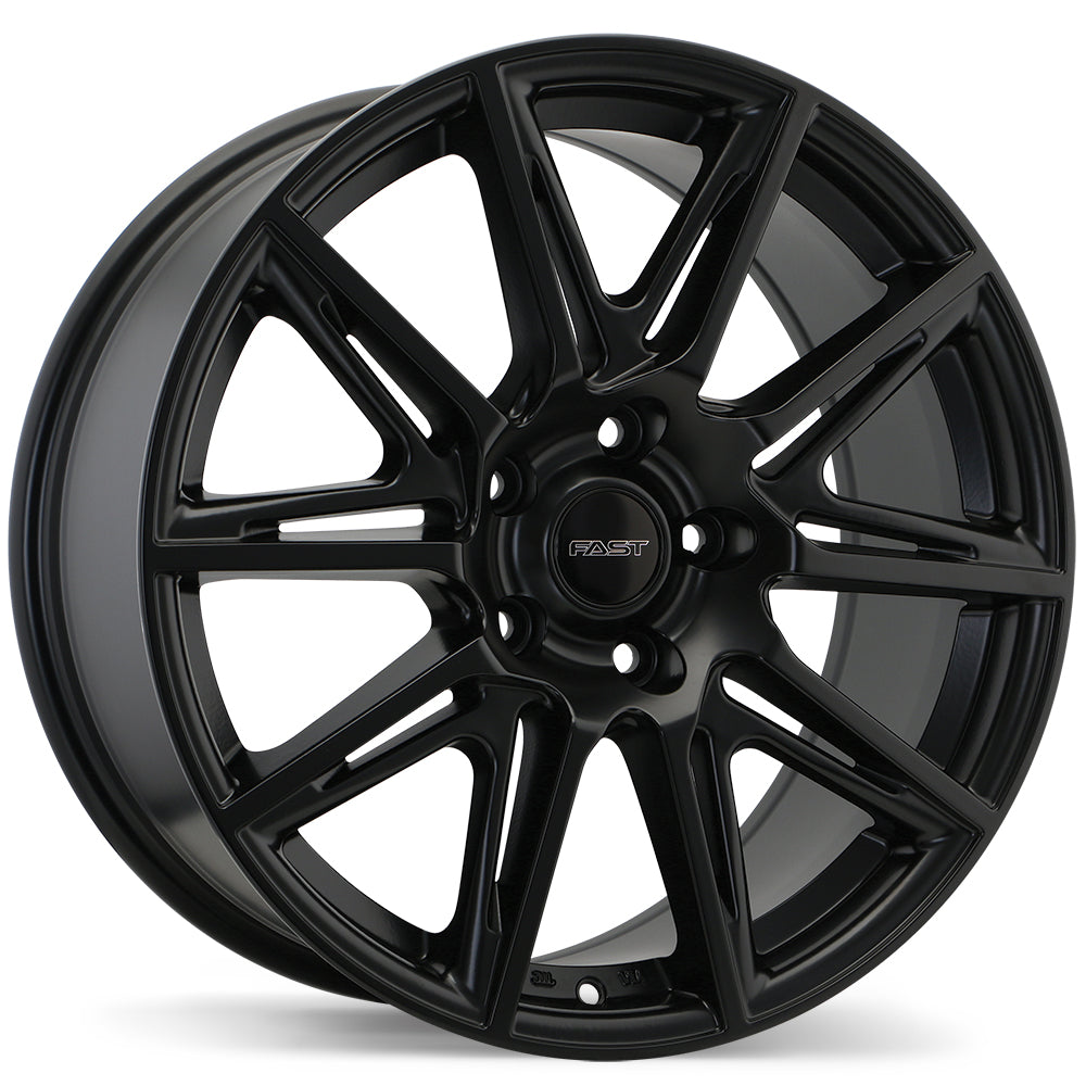 Fast Wheels Switch Satin Black 17x7.5 5x115  et40 70.3 F212-1775-90BT+40C703