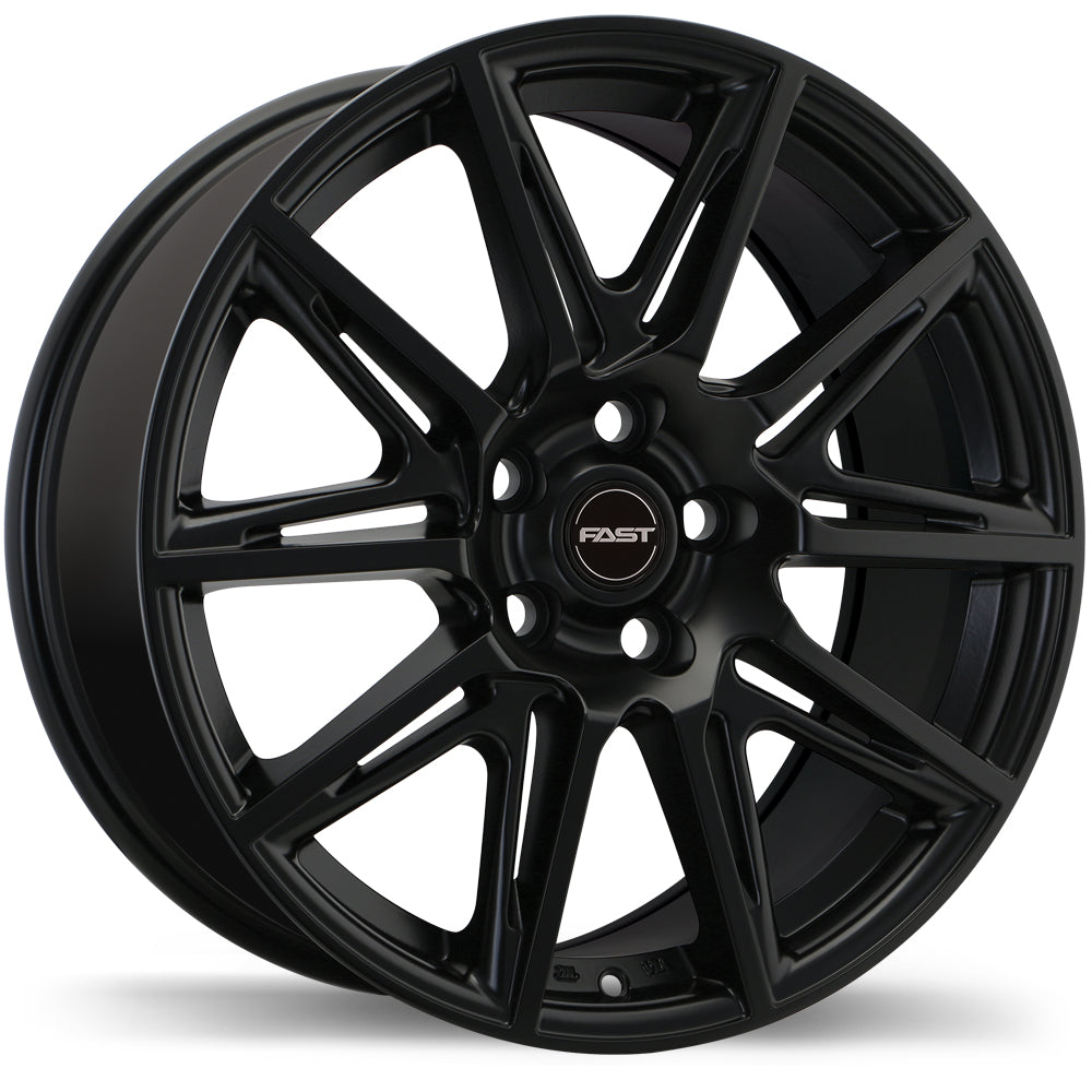 Fast Wheels Switch Satin Black 18x8.0 5x114.3  et45 66.1 F212N-1880-65BT+45F661