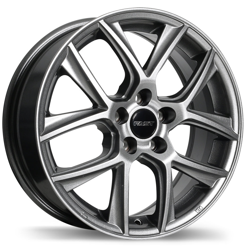Fast Wheels Tactic Titanium 16x6.5 5x100  et40 54.1 F220-1665-80TN+40F541
