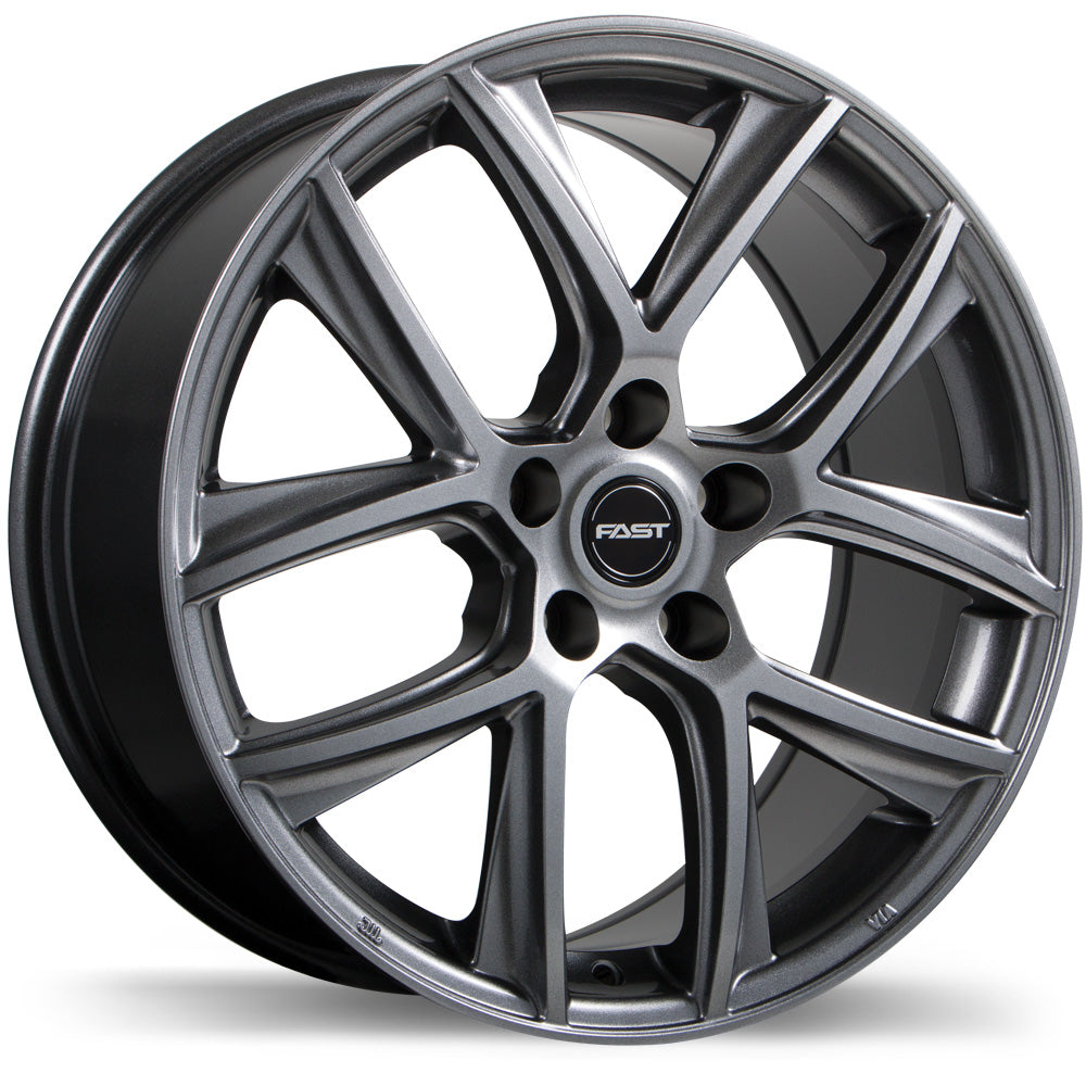 Fast Wheels Tactic Titanium 16x6.5 5x114.3  et45 66.1 F220N-1665-65TN+45C661