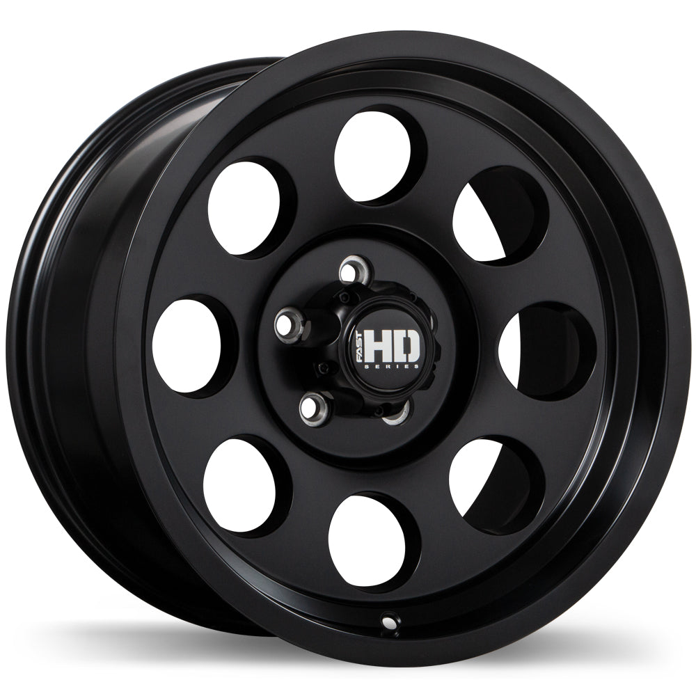 Fast HD Detour Satin Black 16x8.0 5x114.3  et0 87.1 F236-1680-65BT+00C871
