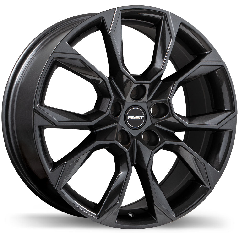 Fast Wheels Aventure Gloss Gunmetal 16x6.5 5x114.3  et45 66.1 F250N-1665-65MN+45C661