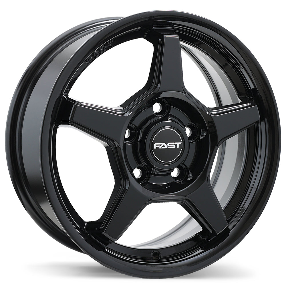 Fast Wheels Flair Gloss Black 15x6.0 5x114.3  et40 67.1 F272-1560-65BN+40C671