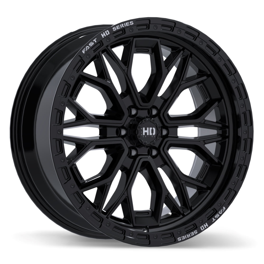 Fast HD Muramasa Gloss Black with Grey Milling 20x9.0 6x114.3  et0 66.1 F276-2090-63BH+00C661