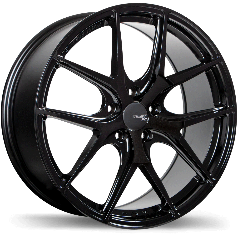 Fast Wheels FC04 Metallic Black 19x8.5 5x112  et45 72.6 FC04-1985-44BE+45C726