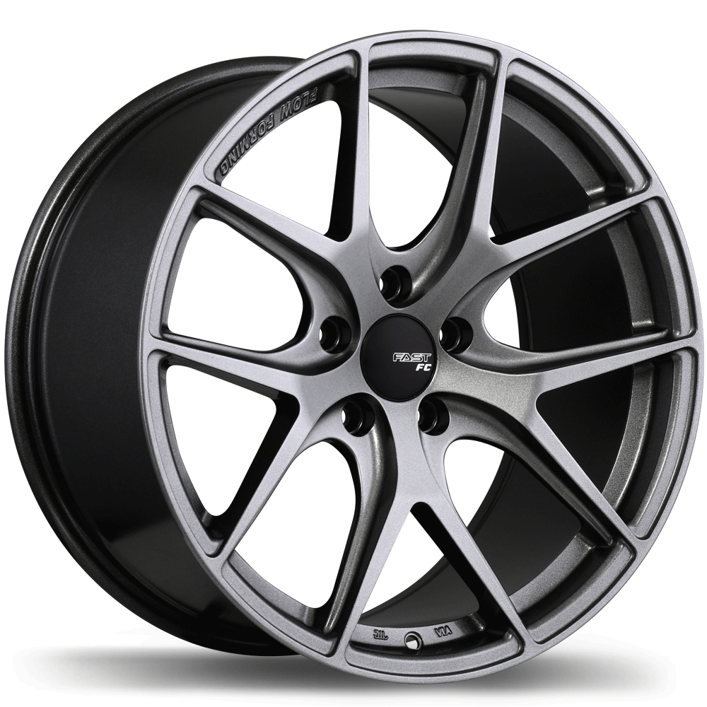 Fast Wheels FC04 Titanium 19x8.5 5x114.3  et35 72.6 FC04-1985-65TN+35E726
