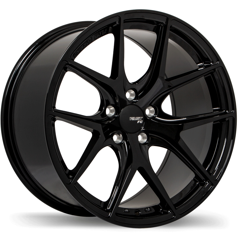 Fast Wheels FC04 Metallic Black 19x9.5 5x100  et45 72.6 FC04A-1995-80BE+45C726