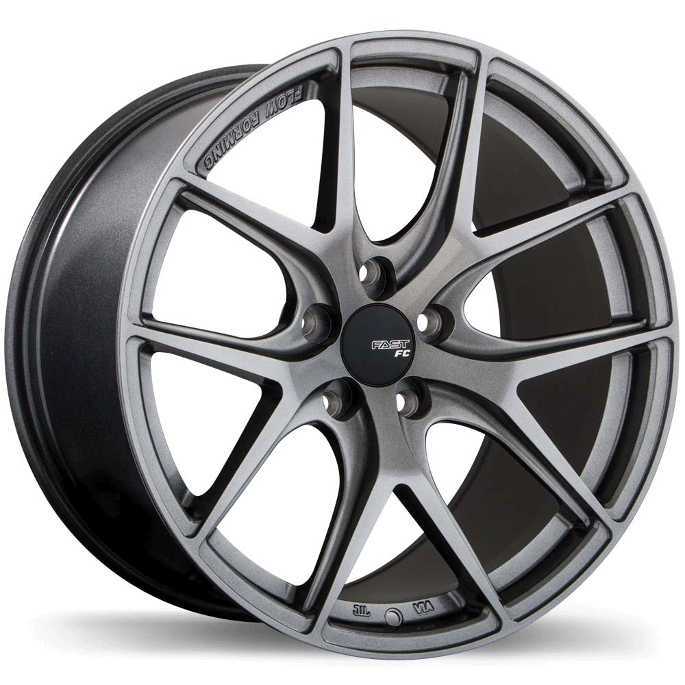 Fast Wheels FC04 Titanium 19x9.5 5x114.3  et35 72.6 FC04A-1995-65TN+35C726