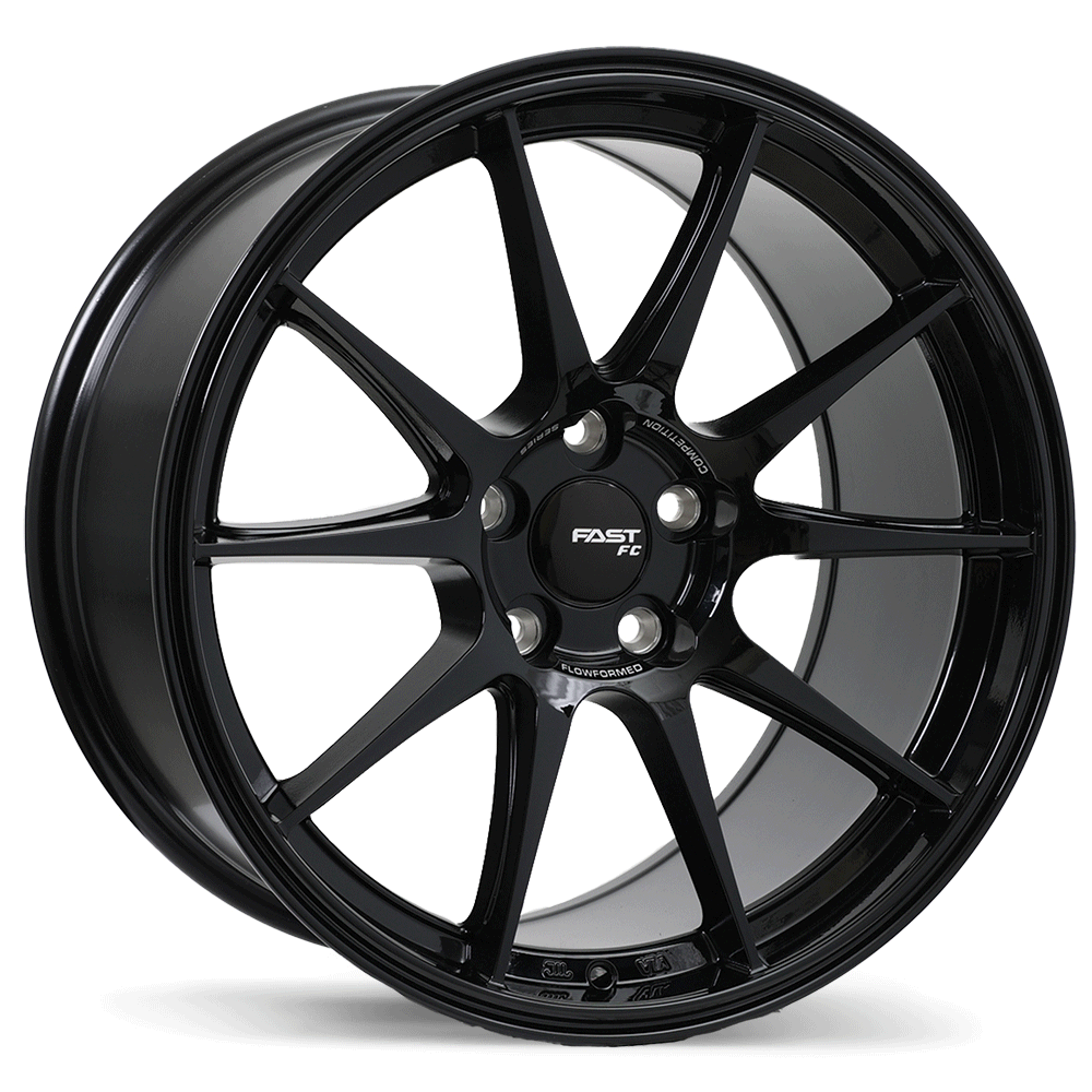 Fast Wheels FC08 Gloss Black 18x9.5 5x100  et38 72.6 FC08A-1895-80BN+38C726