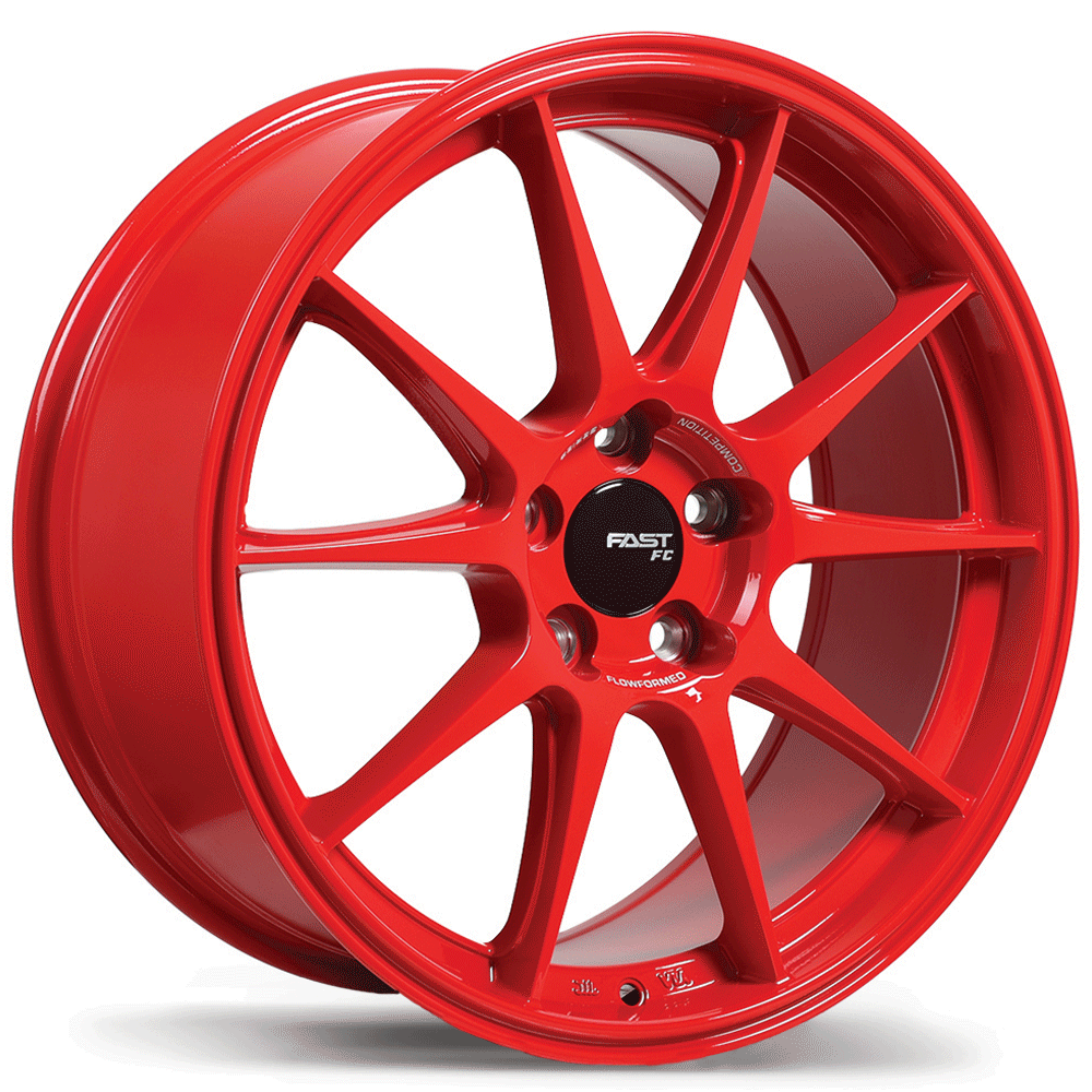 Fast Wheels FC08 Gloss Red 18x8.0 5x112  et40 72.6 FC08A-1880-44RN+40C726
