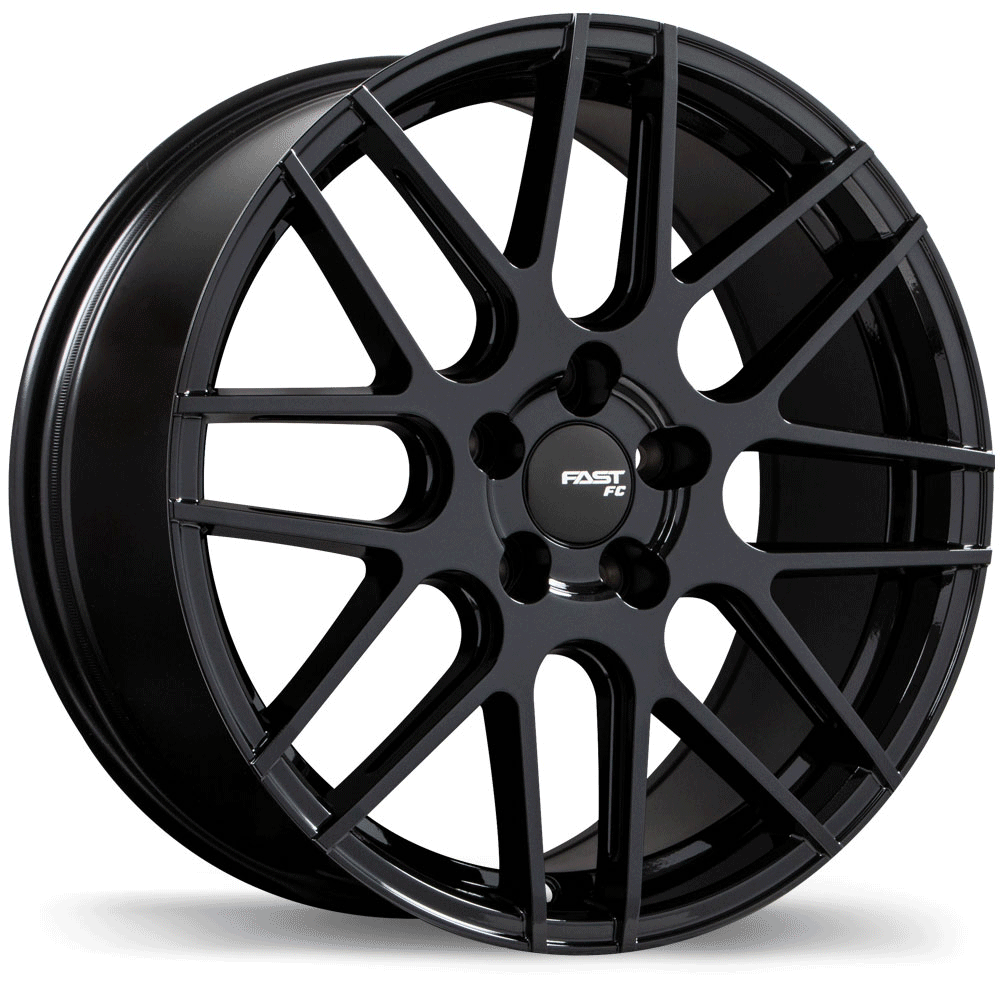 Fast Wheels FC12 Metallic Black 18x8.0 5x110  et35 72.6 FC12A-1880-52BE+35C726